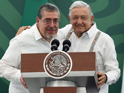México y Guatemala acuerdan atender "causas estructurales" de la migración