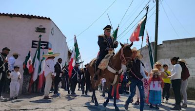 Rugen los cañones en La Conchita, vecinos de Calimaya representan batalla del 5 de mayo