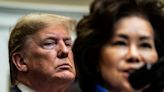 Trump echoed xenophobic attacks against Elaine Chao, his own Cabinet secretary and Mitch McConnell's wife, in an interview with reporters