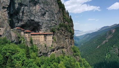 The ancient monastery hanging from the side of a cliff | CNN