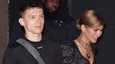 Zendaya Looks Shakespearean in Black with Tom Holland After His 'Romeo & Juliet' Performance