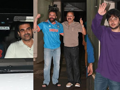 In Pics: Sohail Khan parties with Salman Khan, Baba Siddique after India-South Africa ICC T20 World Cup 2024 match