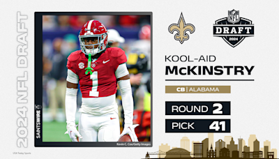 Saints sign second-round draft pick Kool-Aid McKinstry