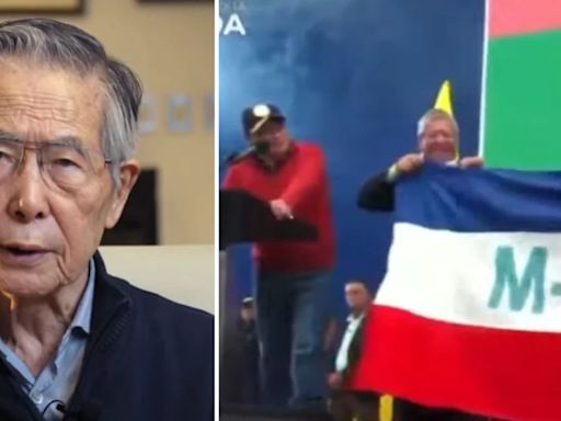 Alberto Fujimori critica a presidente de Colombia, Gustavo Petro, por exhibir bandera del M-19: “Es un guerrillero”