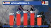 Monday AM Forecast: Summer heat continues with relief in sight