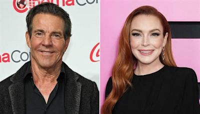 Dennis Quaid Says “Parent Trap” Costar Lindsay Lohan Sent Him Video Message on His 70th Birthday