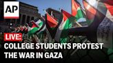 LIVE: College students across US protest the war in Gaza