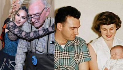 Madonna posta fotos raras de sua família em homenagem ao aniversário de 93 anos de seu pai