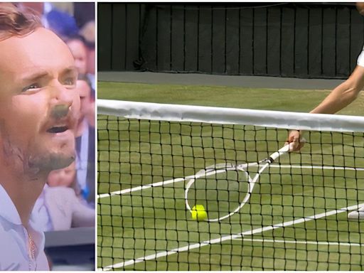 Damning footage appears to show what Medvedev screamed at umpire to receive court violation