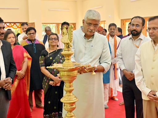 Union Minister of Culture inaugurates dance cottages at Kalakshetra in Chennai