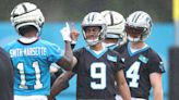 Panthers training camp report: Bryce Young makes big plays, one blunder in Sunday workout