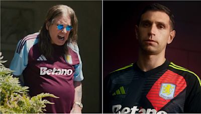 Nadie se lo esperaba: Dibu Martínez y Ozzy Osbourne presentaron la camiseta del Aston Villa en un divertido video