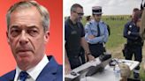 Farage savages France as D-Day paratroopers are forced to show passports