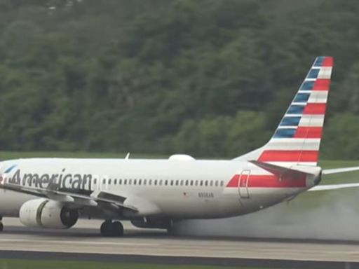 波音737起飛前爆胎「濃濃黑煙直竄」 嚇壞美航機上180人