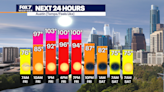 Austin weather: Feels-like temps over 100 degrees