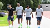 First pictures as Gabriel Jesus and Marquinhos join Arsenal training following busy summer transfer window