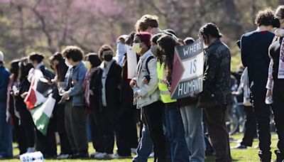 Northwestern students set up pro-Palestinian encampment, joining protesters nationwide