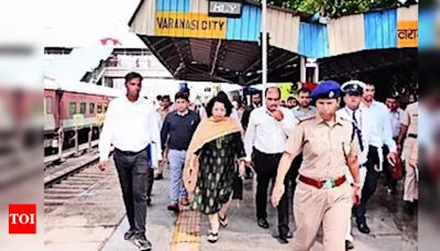 NER GM reviews redevelopment of Varanasi City railway station | Varanasi News - Times of India