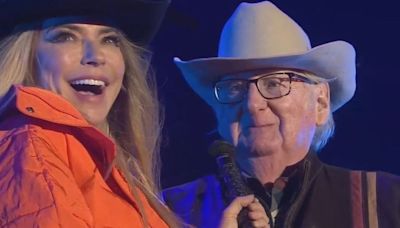Shania Twain pulls 81-year-old superfan Ken on stage at Lytham Festival