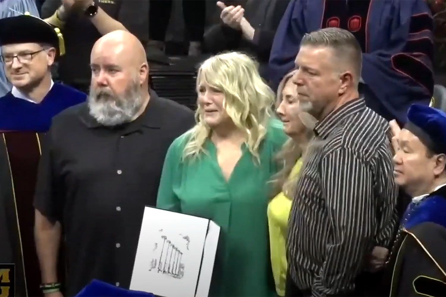 Riley Strain’s Parents Accept His Diploma in Tears at Mizzou’s Graduation Ceremony