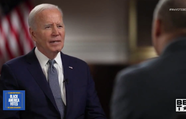 Biden appears to forget name of his secretary of defense during BET interview