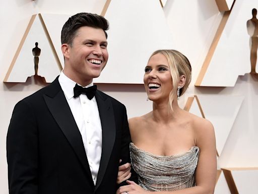 ‘SNL’ host Colin Jost forced to make awkward joke about wife Scarlett Johansson’s body