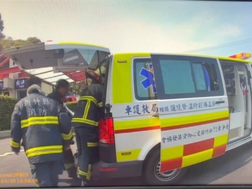新竹汽旅火警1人昏迷獲救 現場起出疑似笑氣瓶.白粉末