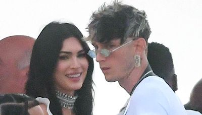 Machine Gun Kelly and Megan Fox Spotted Together at 4th of July White Party in the Hamptons