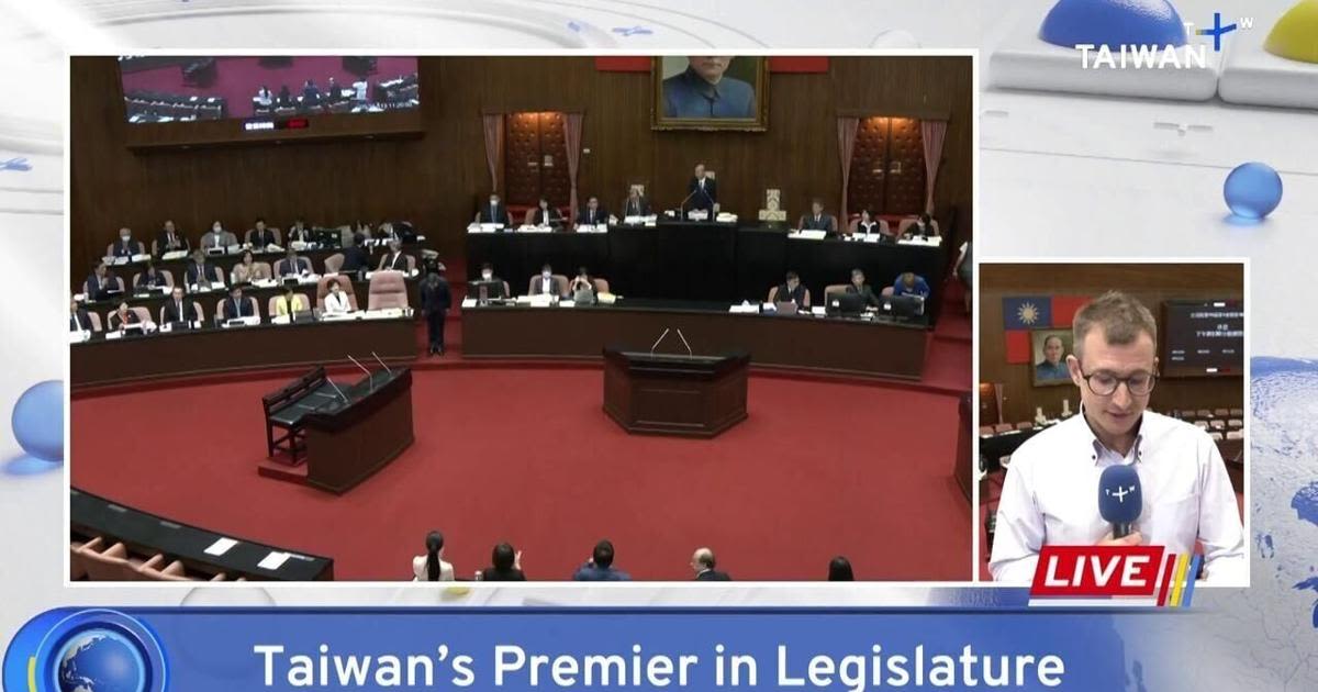 Taiwan's Premier Addresses Legislature as KMT, TPP Push Controversial Reforms - TaiwanPlus News