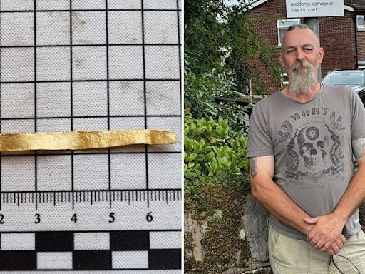 Man almost threw away 3,500 year old piece of gold he found on the floor