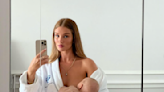 Rosie Huntington-Whiteley shares rare glimpse of daughter Isabella in stunning breastfeeding selfies