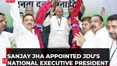 Sanjay Jha appointed JDU's national executive president; thanks Nitish Kumar for 'huge responsibility'