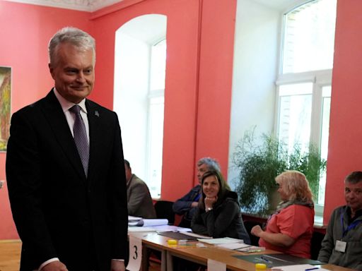 Lithuania's incumbent Nauseda ahead in presidential election