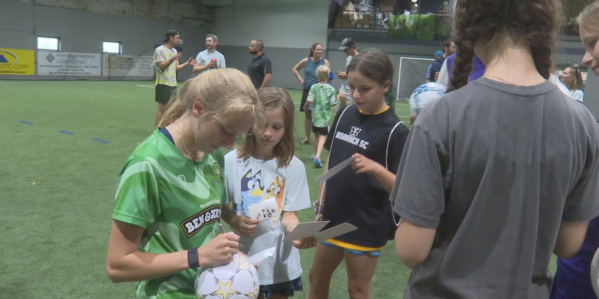 Young Vt. soccer players inspired by VGFC women’s exhibition match