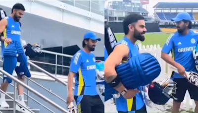 Virat Kohli-KL Rahul In All SMILES As India Stars Share Light Moment Ahead Of IND-SL ODI Series : WATCH