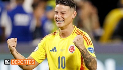 James Rodríguez celebra su cumpleaños previo a la final de Copa América