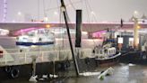 London party boat sinks in Thames after heavy rainfall from Storm Henk