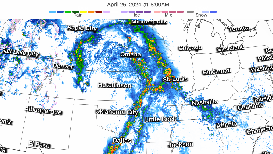 Severe storm onslaught to unfold in the central US over the next 4 days