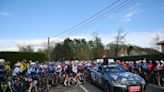 Crash between Soudal-Quickstep team car, medical car from men's race stops women's Dwars door Vlaanderen