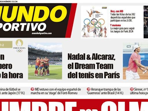 La cumbre por Dani Olmo y el escándalo del Argentina-Marruecos, en las portadas