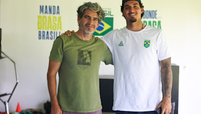 Gabriel Medina e Charlão: parceria vencedora reunida no Taiti