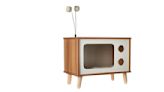 Walmart is Selling a Cool Cat Condo in the Shape of a Retro TV