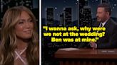 Jimmy Kimmel Brought Up To Jennifer Lopez How He Wasn't Invited To Their Wedding, Even Though Ben Was Invited To...