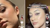 Beauty TikTokers normalize skin texture, show how lighting and editing impact final social media photos: 'I always thought I was doing makeup wrong'