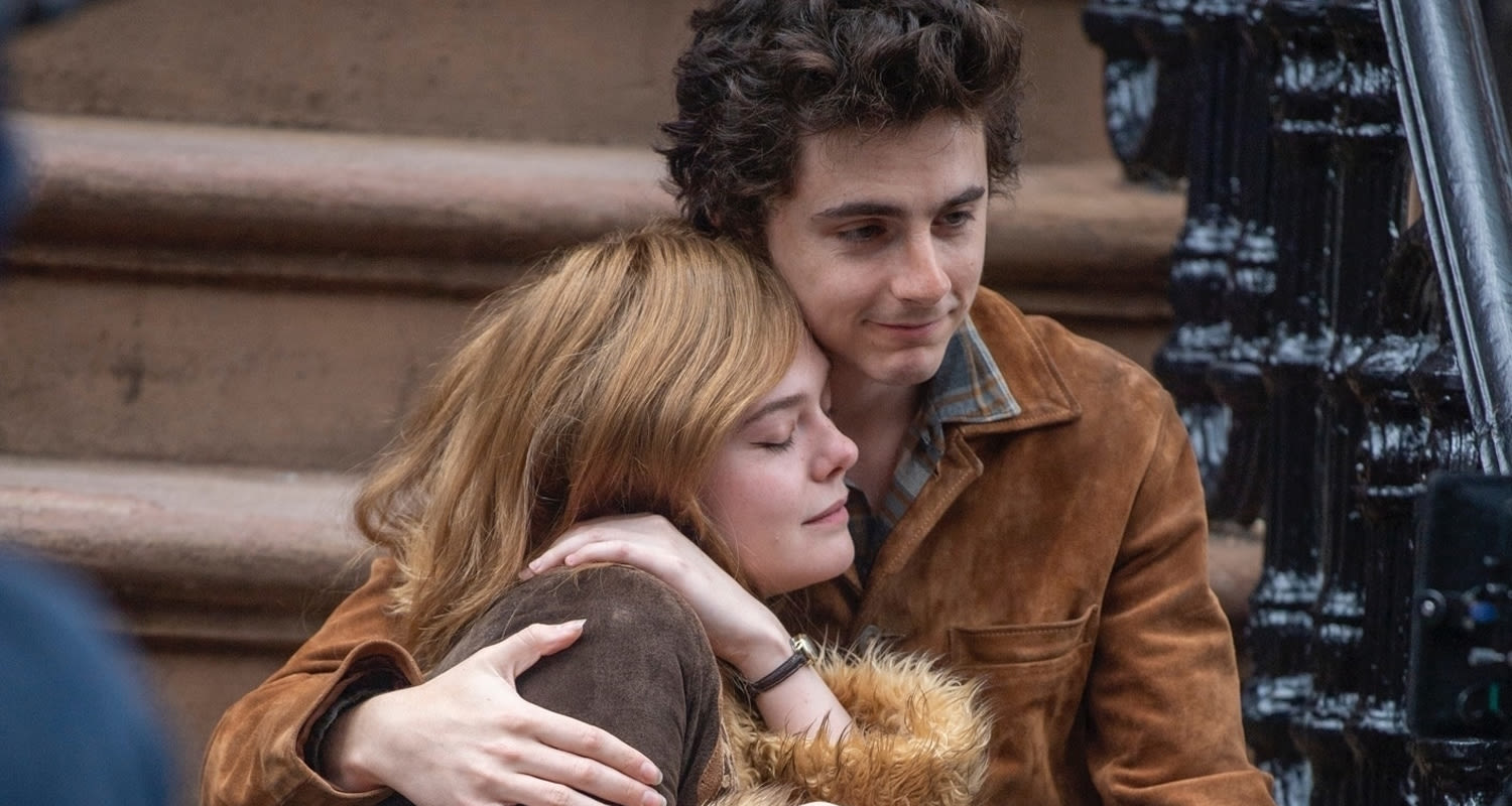 Timothee Chalamet & Elle Fanning Get Cozy While Filming ‘A Complete Unknown’ in Hoboken