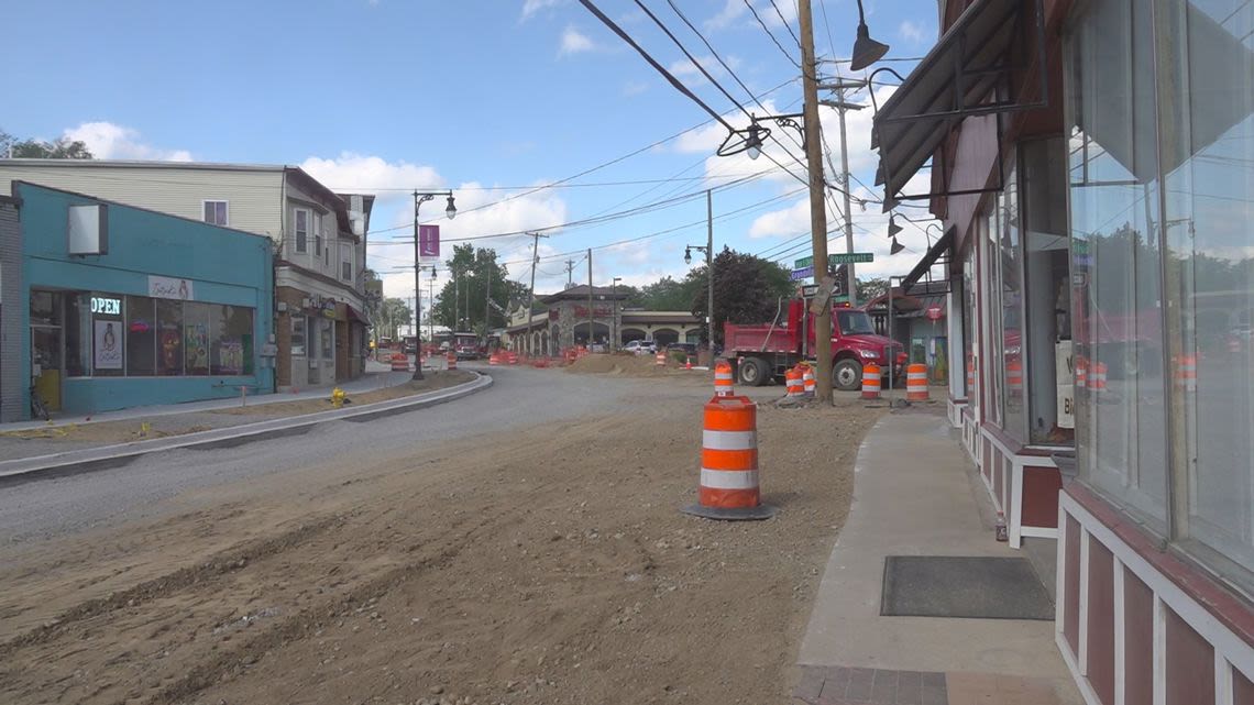 Road construction causing a loss of customers for businesses on Cesar E. Chavez Ave.
