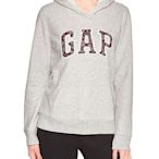 GAP 女生 長袖  帽T 灰 0346