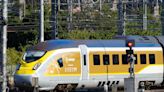 Eurostar has unveiled golden trains for the Paris Olympics