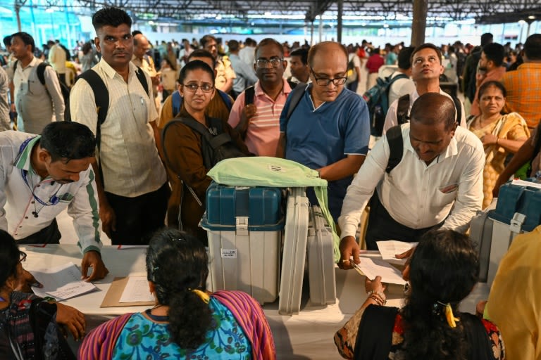 Business and Bollywood vote in India's election