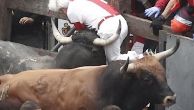 Miura pone las cosas en su sitio en el último encierro de San Fermín 2024